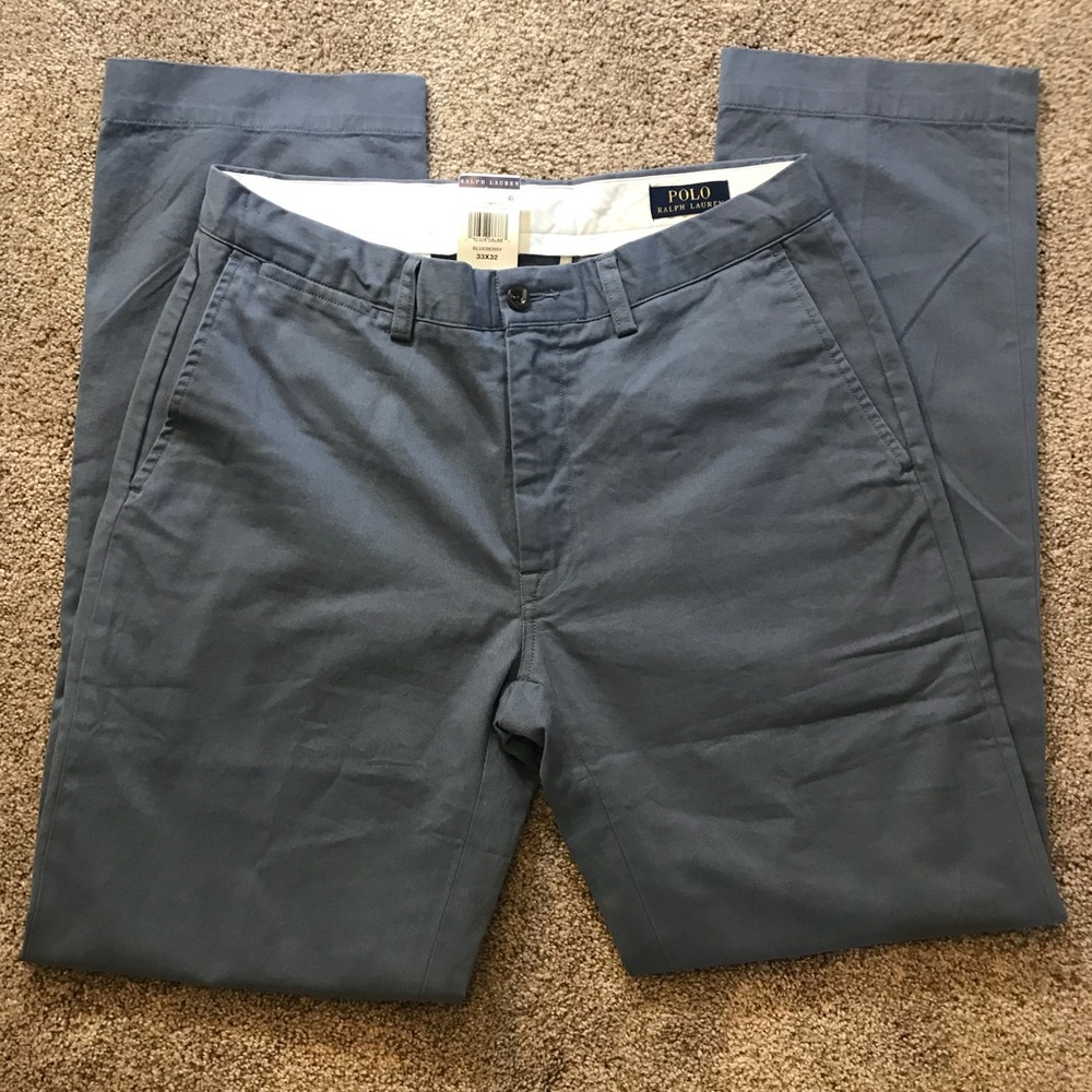 Polo Men’s Classic Fit Chino Pant , 33x32, New